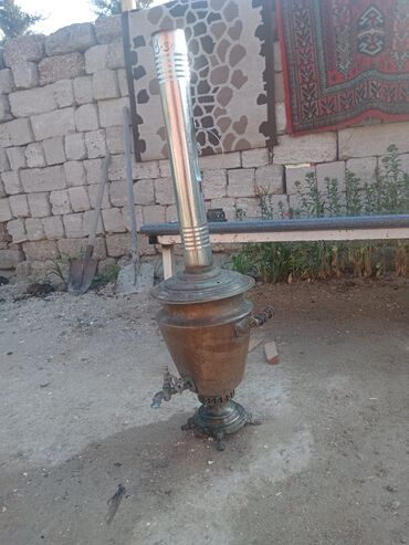 Plitələr və bişirmə panelləri: İşlənmiş Od Samovar, 7 l, Ünvandan götürmə