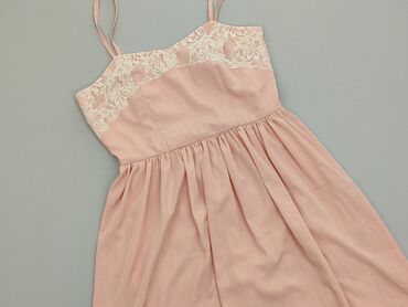 Sukienki letnie: Sarafan S (EU 36), stan - Idealny, wzór - Jednolity kolor, kolor - Różowy