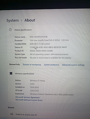 acer komputer: İdeal vəziyyətdə acer kompüteri satıram 6ay əvvəl alınıb qiyməti — 2