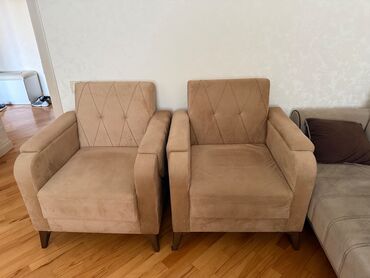 Manometers: İşlənmiş, Divan, 2 kreslo, Divan, Bazalı, Açılan