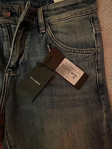 yeni model şalvarlar: Dolce & Gabbana kişi cins şalvarı - Model: Klassik 5 cib dizaynı — 2