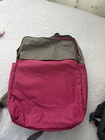 notebook cantaları: Skechers brendi sırt çantası - Rəng: tünd çəhrayı və boz — 1