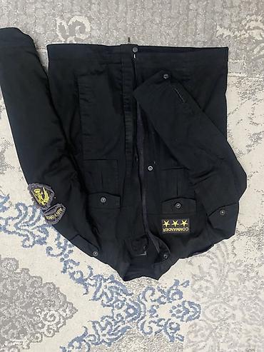 беретка военная: Мужская куртка, M, Philipp Plein, Б/у, цвет - Черный — 2