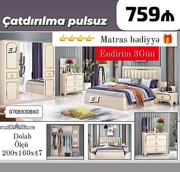 samovar 10 litr: *Yataq dəsti / Yataq otağı mebeli* ✔️Rəng seçimi var *🎁Matras — 2
