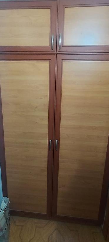 dolap dolabi: İkiqat qapılı taxta dolab - Material: ağac teksturalı laminat/LDSP. - — 1