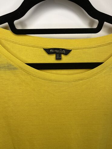 Košulje, bluze i tunike: Massimo Dutti, L (EU 40), XL (EU 42), Pamuk, bоја - Žuta