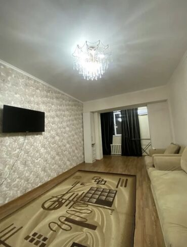 тоголок молдо фрунзе: 2 комнаты, 51 м², Элитка, 1 этаж, Евроремонт