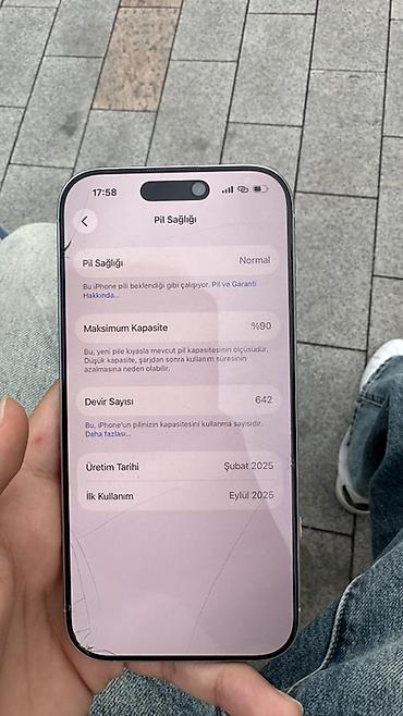 iphone 16 pro qiymetleri: IPhone 16 Pro, 128 GB, Ağ, Face ID — 6