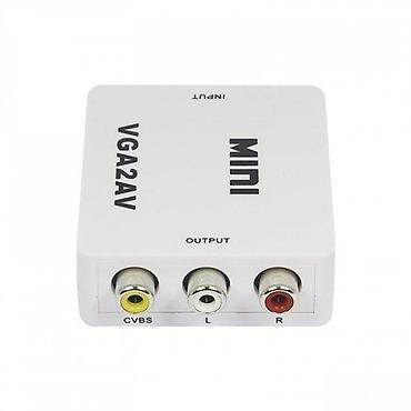 VGA NA AV RCA AKTIVAN VIDEO KONVERTER ČINČ 3.5MM VGA2AV A | Filip -