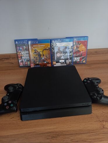 PS4 (Sony PlayStation 4): Sony PlayStation 4 slim (1000gb) Идеальное состояние пользовались