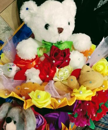 Hədiyyələr: Əl işləri ilə hazırlanmış bədii buketlər və dekorativ kompozisiyalar — 7