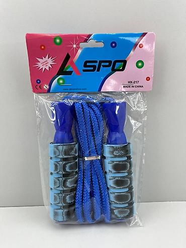 №: 7645 Məhsulun adı: Atlanma ipi A-7, plastik, göy/qara, 3 m Brend