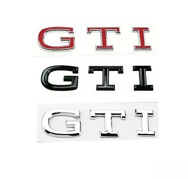 Auto delovi, gume i tjuning: Samolepljiv znak GTI novi tip. Novi tip znakova za Vw GTI. ✨ Znakovi — 5