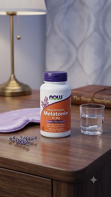 xitozan kapsul: 🇺🇸 ABŞ istehsalı – NOW Foods Melatonin 10 mg 🌙😴💊 1968-ci ildən — 1