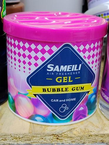 Аксессуарлар жана тюнинг: Гелевый ароматизатор воздуха SAMEILI, аромат Bubble Gum. - Формат — 1