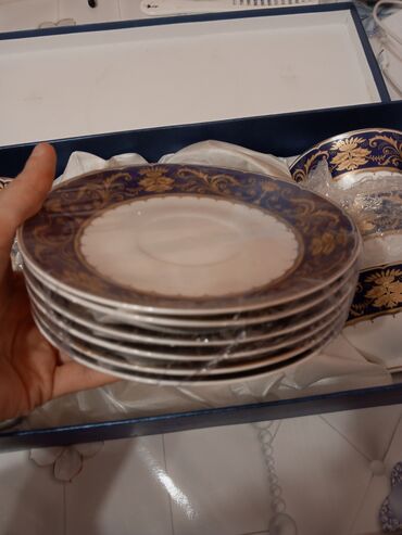 Fincanlar: Fincanlar, rəng - Göy, 6 ədədli dəst — 4