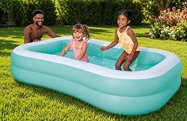 İdman və istirahət: 🌊 Elektron Nasos HƏDİYYƏ! 🎁 INTEX Şişmə Hovuz – Yay üçün ideal seçim! — 2