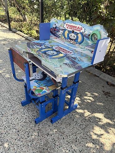 Uşaq üçün masa-stul dəsti – “Thomas & Friends” temalı - Parlaq və lalafo.az -da Uşaq üçün masa-stul dəsti – “Thomas & Friends” temalı - Parlaq və