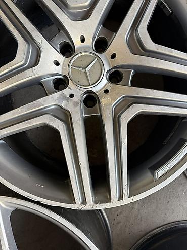 34 дюйма: Литые Диски R 20 Mercedes-Benz, Комплект, отверстий - 5, Б/у — 4