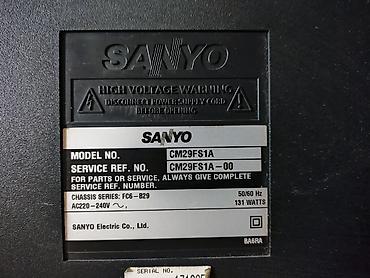колонки на телевизор: Телевизор SANYO (ЭЛТ, кинескопный) Основные характеристики: - — 5