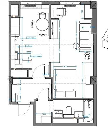 Продажа квартир: 1 комната, 41 м², Элитка, 8 этаж, Евроремонт — 9