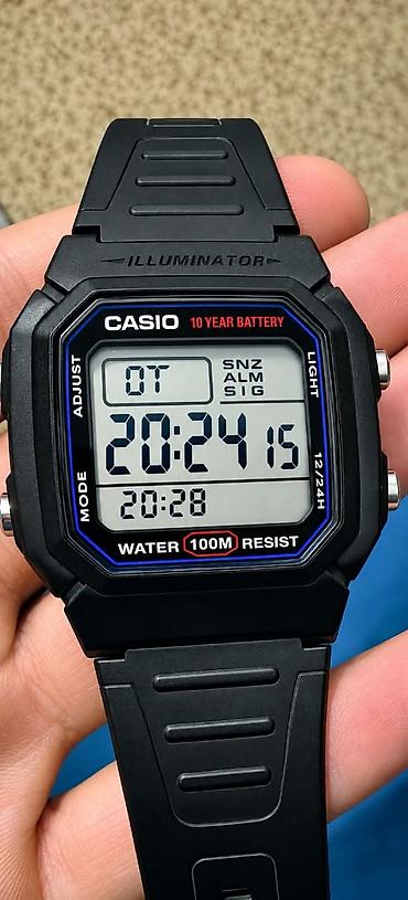 apple whatch: Универсальный водонепроницаемый часы CASIO батарея хватает на 10 лет — 4