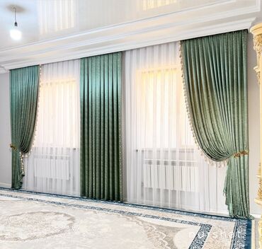 Шторы и занавески: Штора на заказ не выходя из дома по ваше интерьере адрес Мадина at lalafo.kg — 5 Шторы и занавески: Штора на заказ не выходя из дома по ваше интерьере адрес Мадина — 5