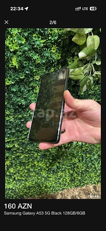galaxy a73 5g: Samsung Galaxy A53 5G, 128 GB, rəng - Qara — 5
