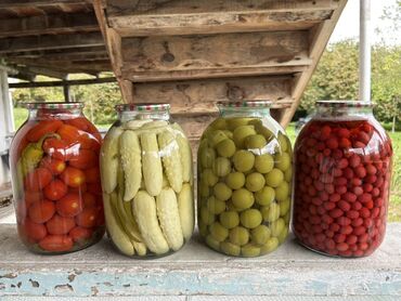 купить угли для мангала: Ev üsulu hazırlanan turşu və kompotlar – 3 litrlik bankalarda: - Turş
