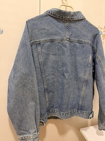 Pencəklər: Klassik mavi denim cins gödəkçə,M və S razmerə uyğum — 3