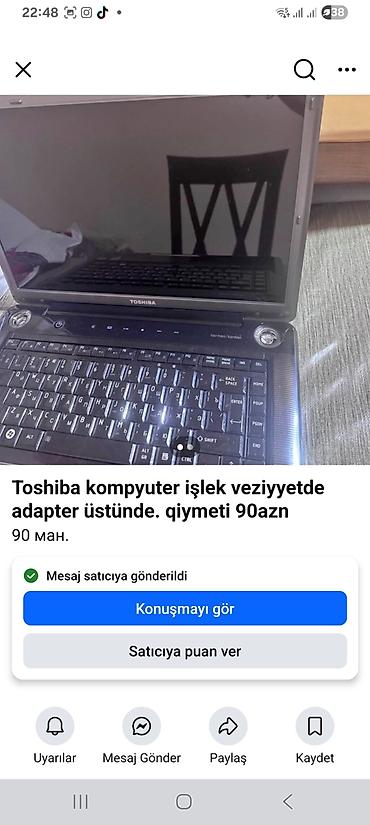 toplu pdf ingilis dili: Toshiba noutbuk – işlək, adapteri ilə birlikdə. Xüsusiyyətlər və — 1