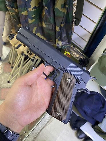 пистолет строительный: Пистолет-реплика форм‑фактора 1911 Описание: - Классическая — 2