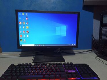 Модемы и сетевое оборудование: Монитор, Acer, Б/у, 18" - 19"