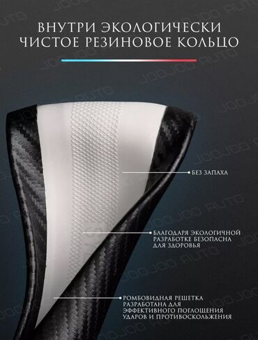 Чехлы на руль: Экокожа Чехол на руль, цвет - Черный, Новый, Самовывоз, Платная доставка — 4