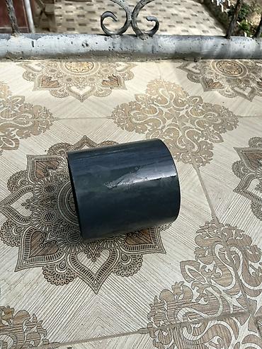 plastik çənlər: PVC boru keçidi / manjet - Material: sərt PVC (qara rəng) - Növ: boru — 2