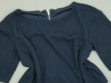 Bluzki: Bluza S (EU 36), stan - Bardzo dobry, wzór - Jednolity kolor, kolor - Niebieski