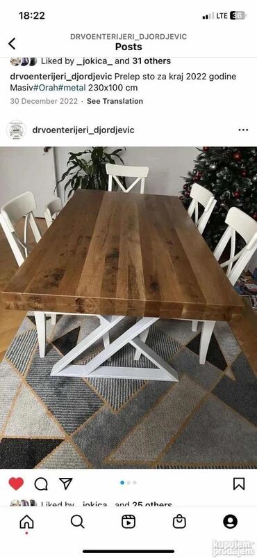 Ostali nameštaj: Masivne ploče za stolove - radne površine Ploče masivne od punog na lalafo.rs — 14 Ostali nameštaj: Masivne ploče za stolove - radne površine Ploče masivne od punog — 14