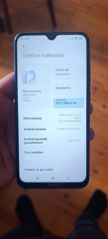 Redmi: Redmi Note 8 (2021), 64 GB, rəng - Göy, İki sim kartlı, Face ID, Sensor -da lalafo.az — 3 Redmi: Redmi Note 8 (2021), 64 GB, rəng - Göy, İki sim kartlı, Face ID, Sensor — 3