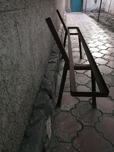 скамейк: Скамейка Металл, Со спинкой — 2