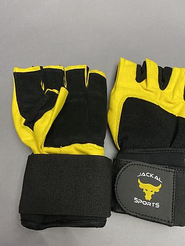 фитнеса: Спортивные перчатки для фитнеса Jackal Sports (укороченные пальцы) - — 4