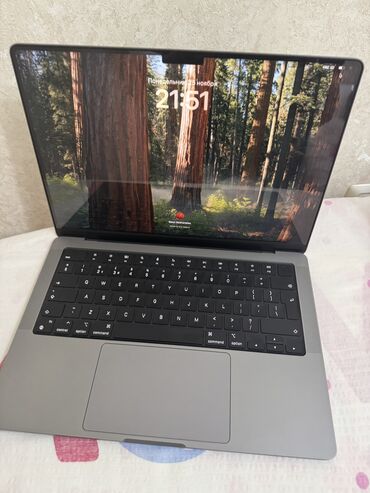 буу ноутбук: Ноутбук, Apple, Apple M1 Pro, 14.1 ", Колдонулган, Жумуш, окуу үчүн, эс тутум SSD