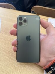 камера заднего вида: IPhone 11 Pro, 256 ГБ, Matte Midnight Green, Face ID