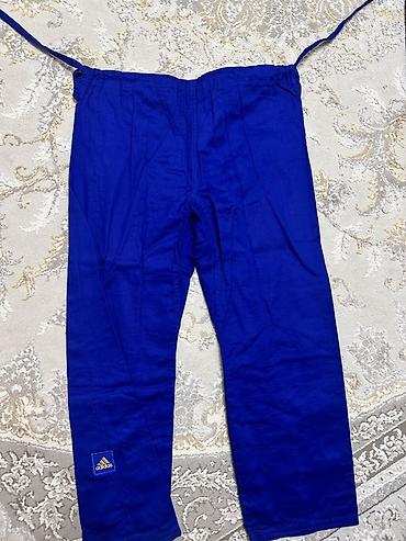 Спортивная форма: Кимоно для дзюдо оригинал adidas Champion II — синий комплект куртка + — 4