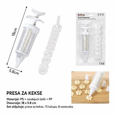 KMT +8 5404015 – Presa za kekse Praktičan alat za domaćinstvo i