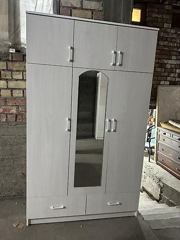 standing mirror: Шкаф-купе распашной 3 дверный антресолью Шкаф с зеркалом 13500 — 4