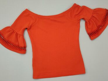 pomarańczowa bluzki dziewczęca: Bluzka Damska, S, stan - Dobry