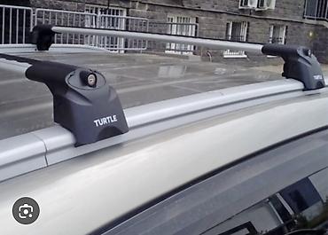 черепашка стекло: Поперечины TURTLE на рейлинги бу автомобиля Карнивал - Тип: багажные — 3