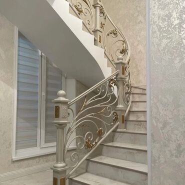 Pilləkən məhəccərləri: Metal EN MMC olaraq istədiyiniz forma və ölçüde demir işlerinin — 6