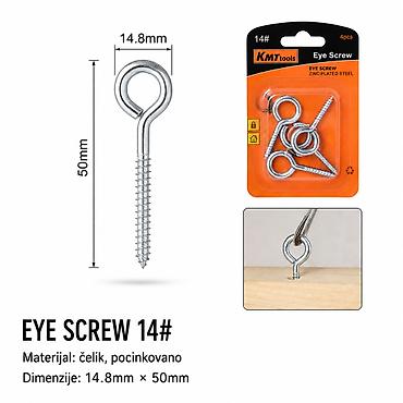 KMT Vijak sa okom 14# (4 kom) Opis: - Vijak sa okom za univerzalnu