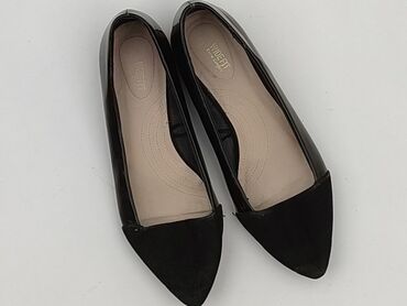 buty z szerokim przodem: Balerinki damskie, rozmiar 38